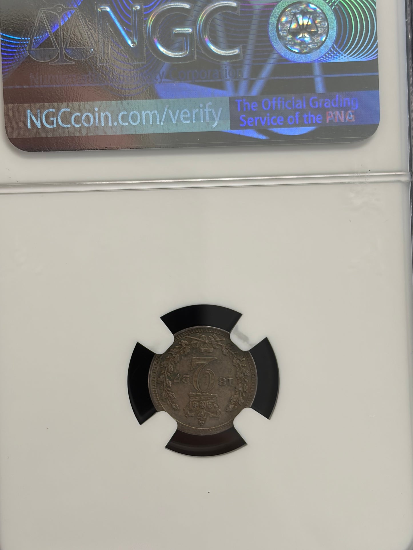 1827 4 coin British Maundy Set NGC Graded MS61-MS64