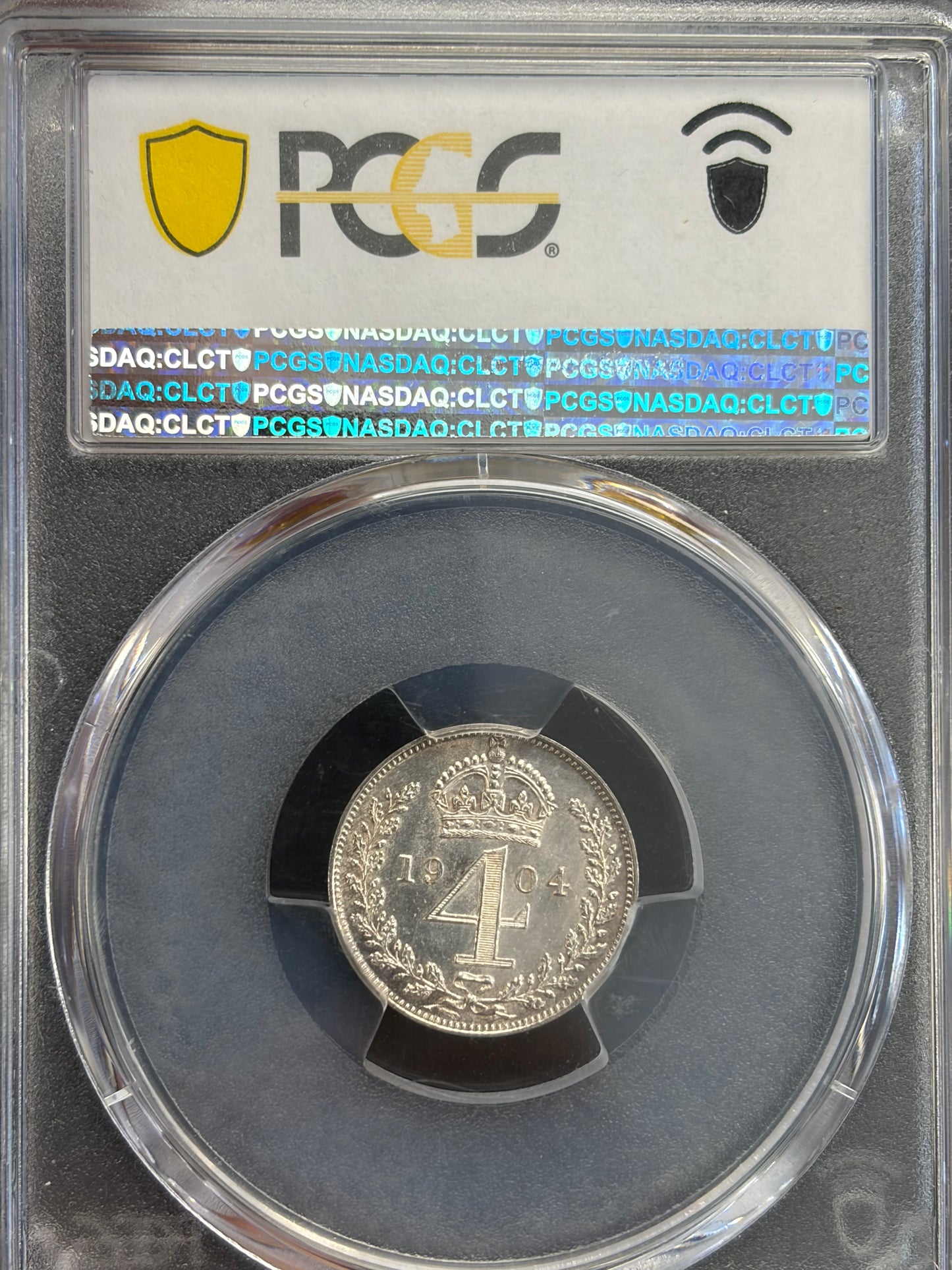1904 4 coin British Maundy Set PCGS Graded PL-61 and PL-61