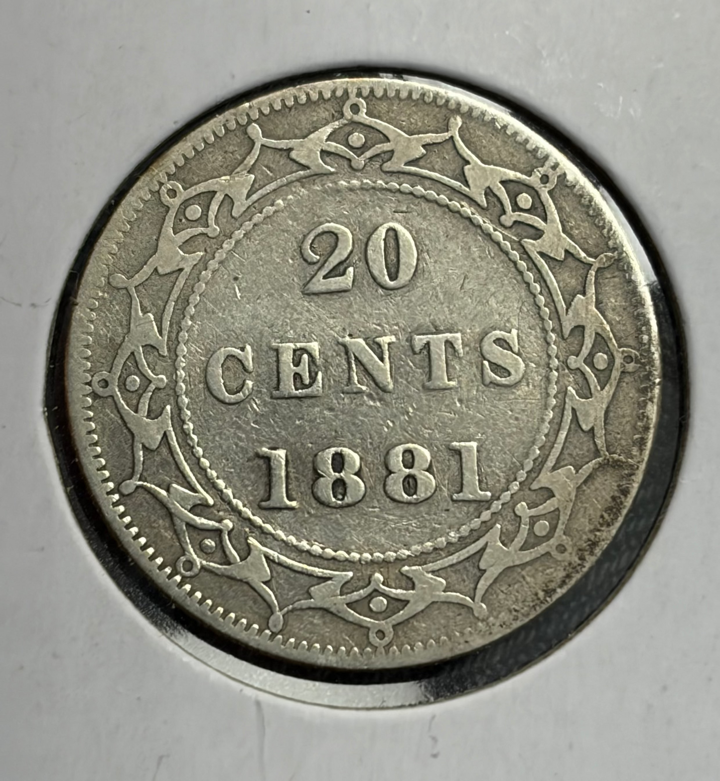 1881 NFLD $0.20 VG-8