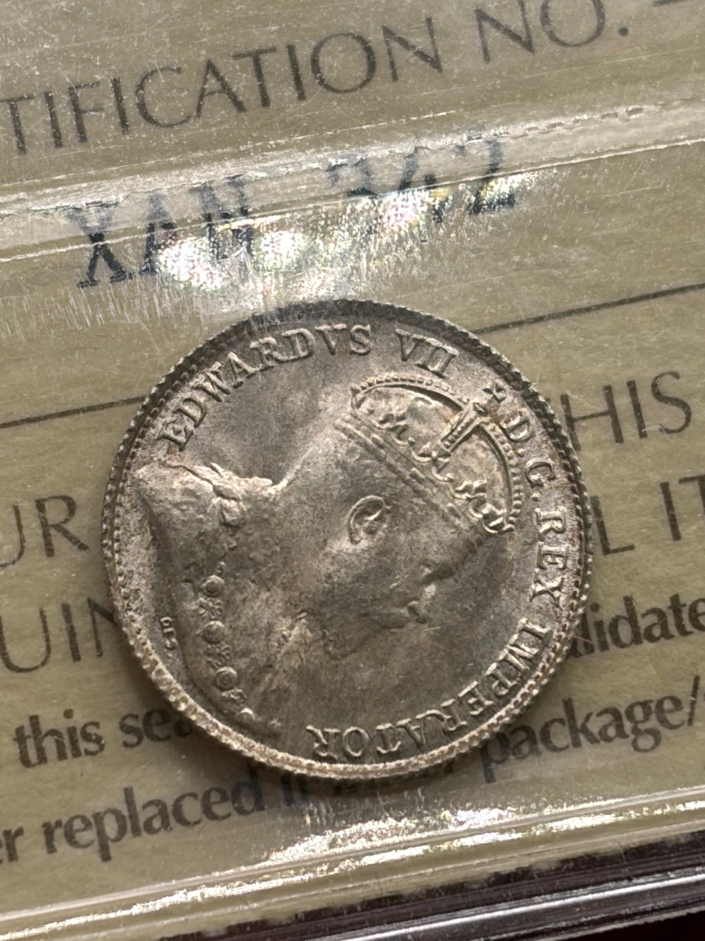 1904 Canada 5 Cents Silver | ICCS MS-65 | King Edward VII Gem Mint State