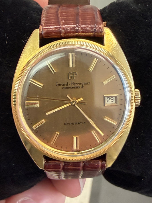 Vintage Girard-Perregaux Gyromatic Chronometer HF | 18K Gold | Automatic | High Frequency