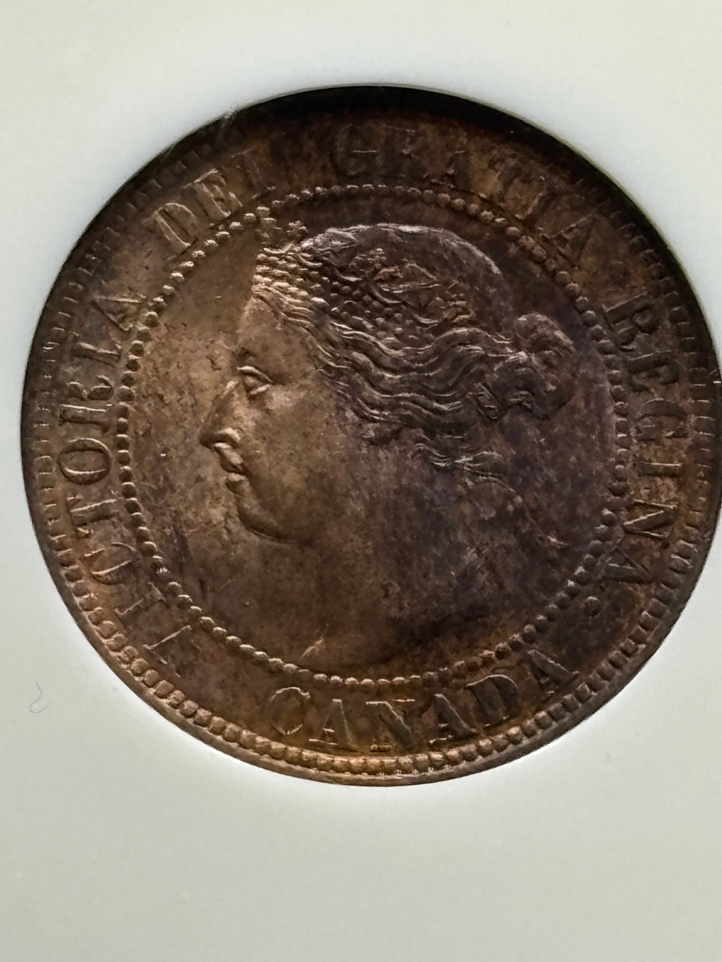 1897 Canada Large Cent NGC Graded MS65 RB