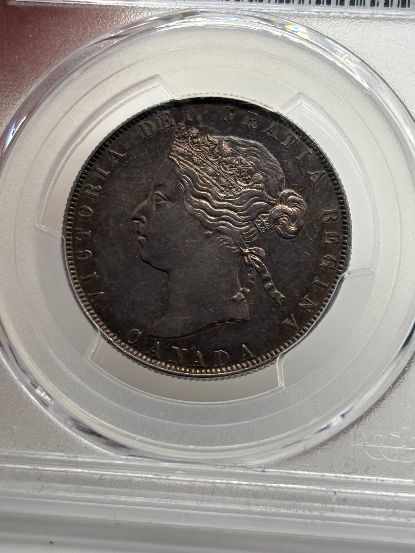 1871 Canada 50 Cents PCGS Graded XF45