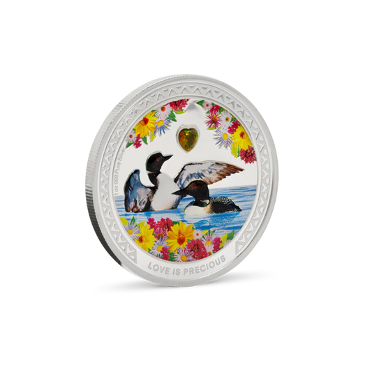 Love is Precious – Great Northern Diver 1oz Silver Collectible Coin