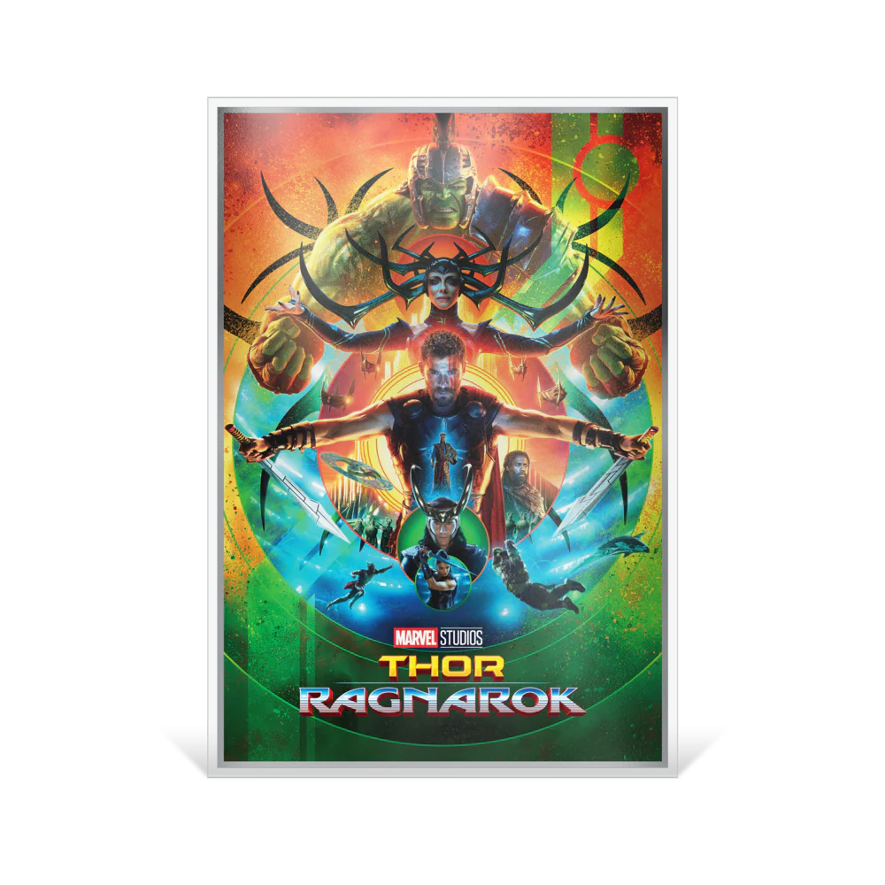 Marvel – The Infinity Saga Phase Three - Thor Ragnarok 1.5oz Silver Collectible Foil