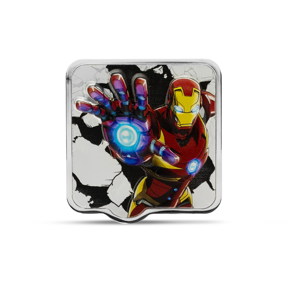 Marvel – Iron Man 'ZAPT!!' 2 oz Silver Collectible Coin