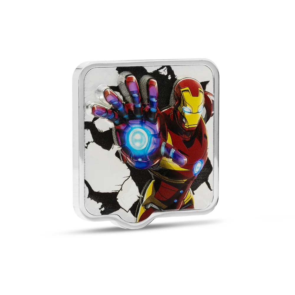 Marvel – Iron Man 'ZAPT!!' 2 oz Silver Collectible Coin
