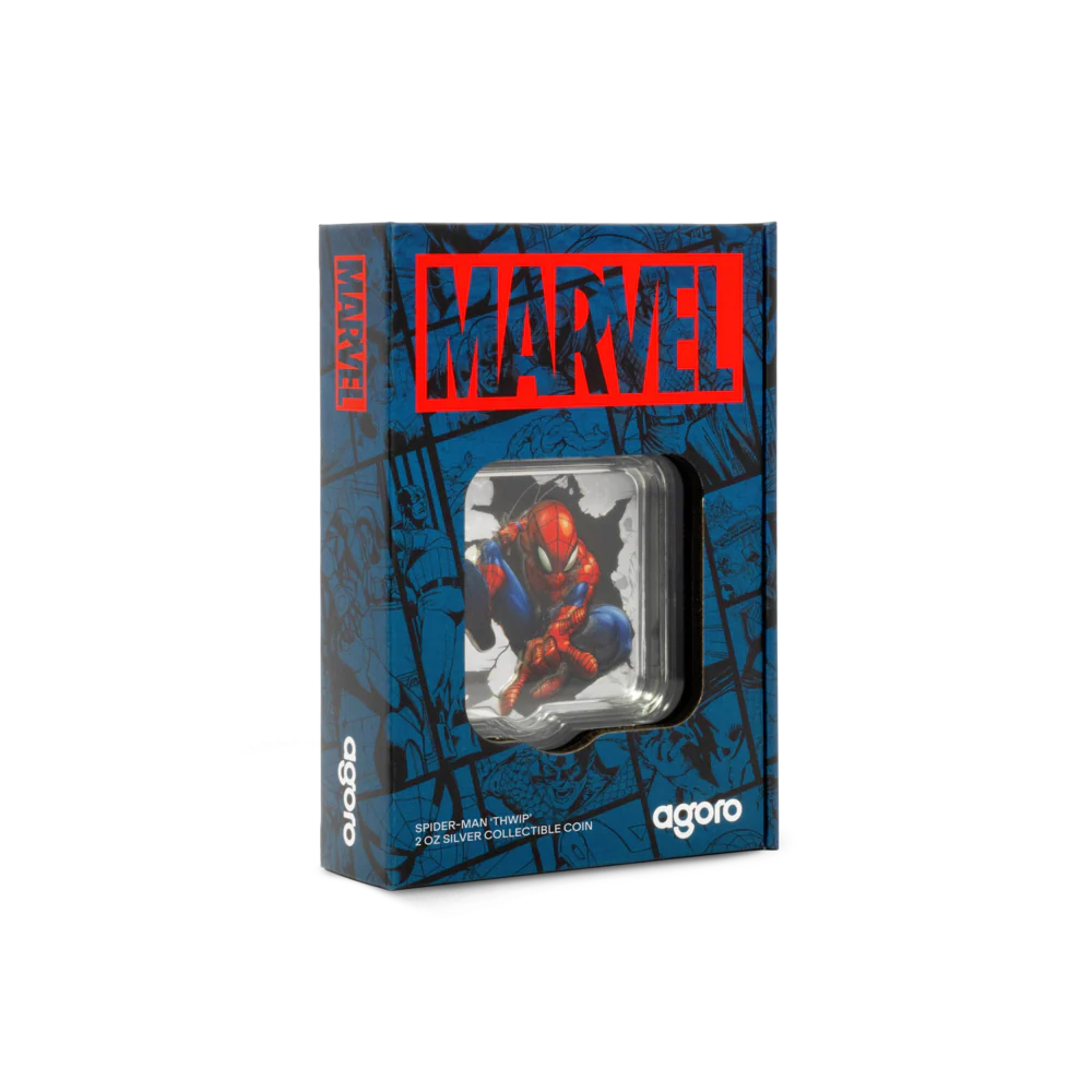 Marvel – Spider-Man 'Thwip' 2oz Silver Collectible Coin