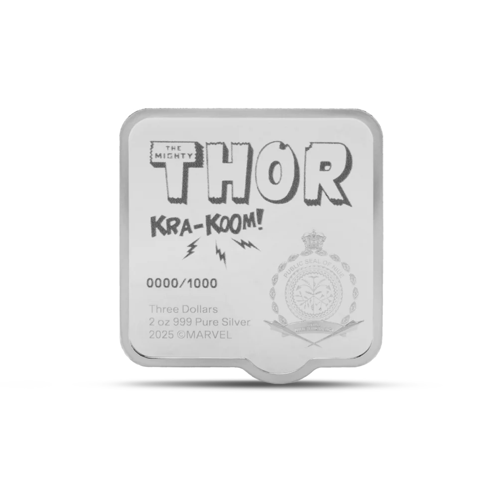 Marvel – Thor 'KRA-KOOM' 2oz Silver Collectible Coin