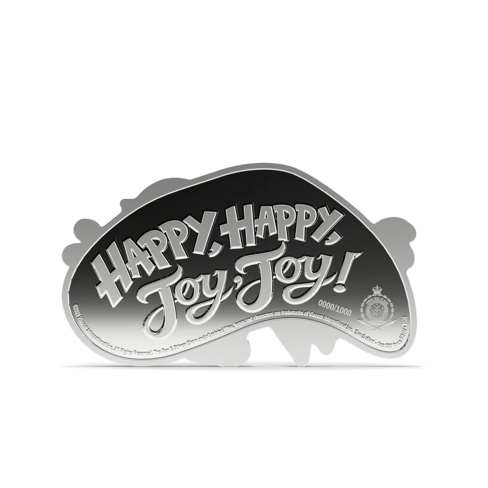 Ren & Stimpy - Butt Bump 1oz Silver Collectible Coin
