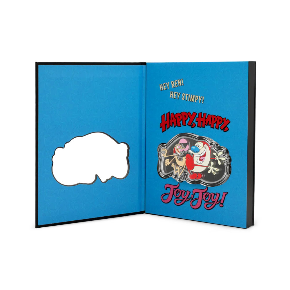 Ren & Stimpy - Butt Bump 1oz Silver Collectible Coin