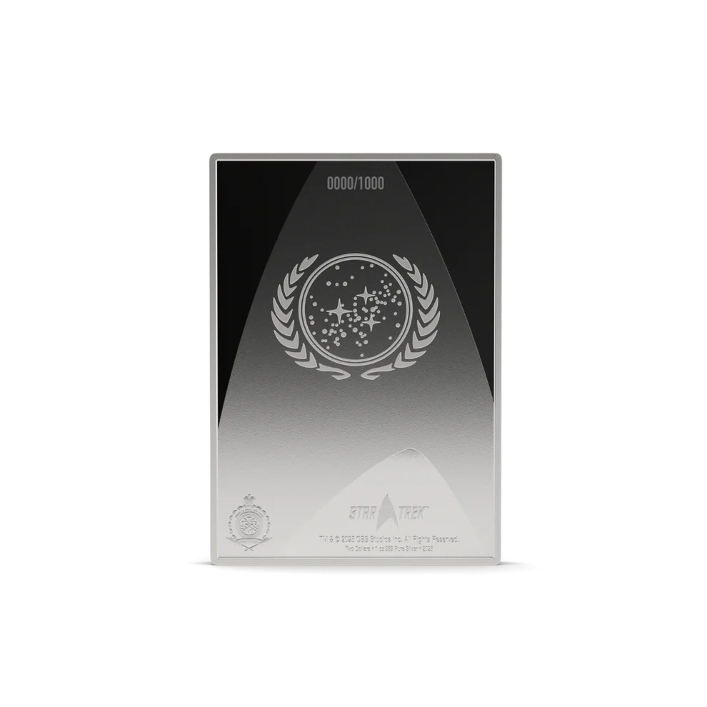Star Trek - U.S.S. Enterprise NCC-1701 Bridge Owner Manual 1oz Silver Coin