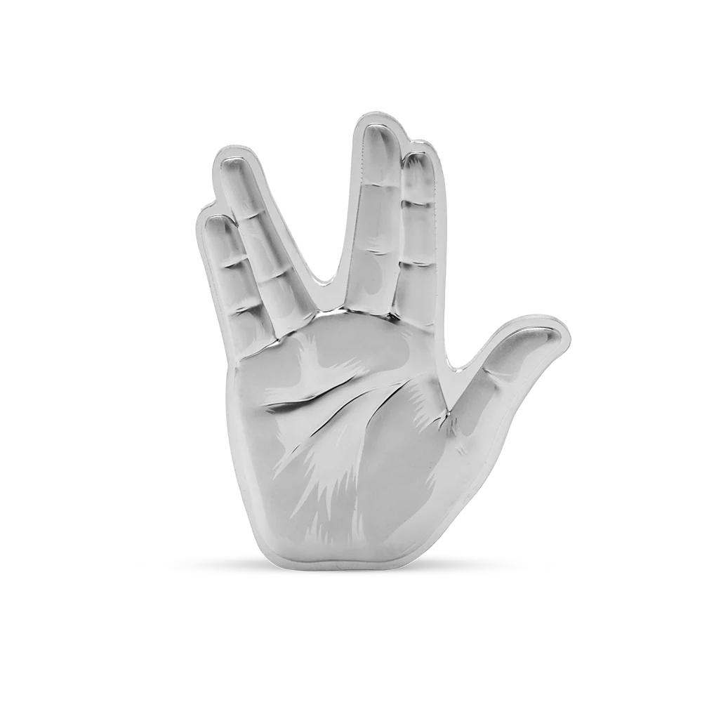 Star Trek - The Vulcan Salute 1oz Silver Coin