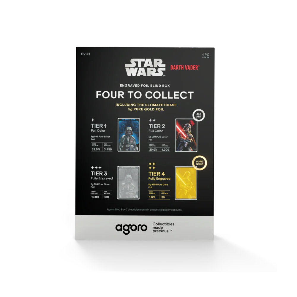 Star Wars™ - Darth Vader Foil Blind Box 5g Foil Blind Box
