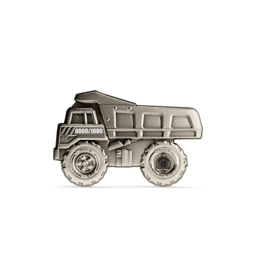 Tonka - Dump Truck 1 oz Silver Collectible Coin
