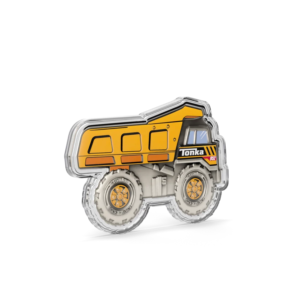 Tonka - Dump Truck 1 oz Silver Collectible Coin
