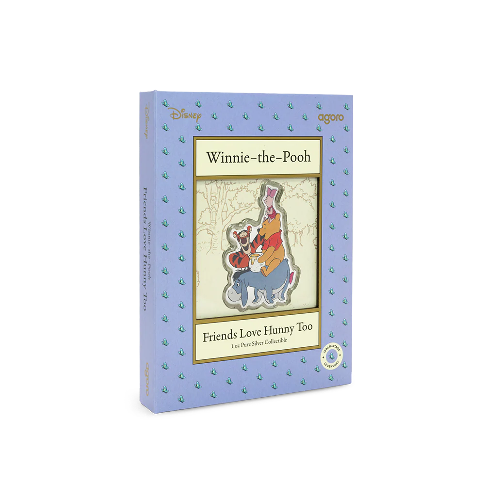 Winnie the Pooh - Friends Love Hunny Too 1oz Silver Collectible Coin
