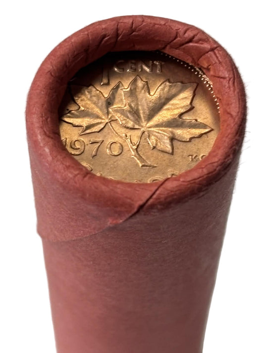1970 Canada 1-cent Original Roll of 50pcs