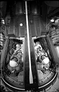 McDivitt and White Simulate Launch