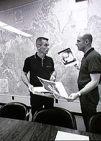 Astronauts Stafford and Cernan