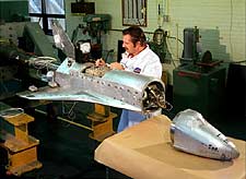 5% Space Shuttle Control Model in 16 Foot Transonic Tunnel