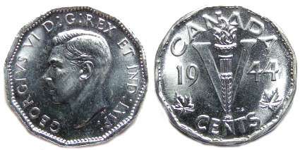 1944 v 5 cent