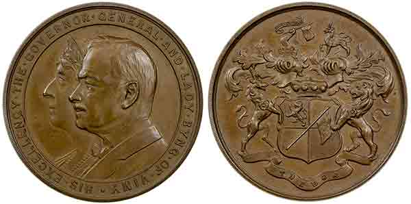 governor general byng bronze medal governor general byng medal