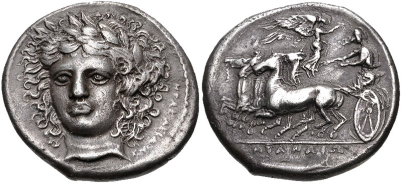 Genuine katane tetradrachm