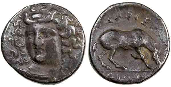 larissa drachm hoard patina